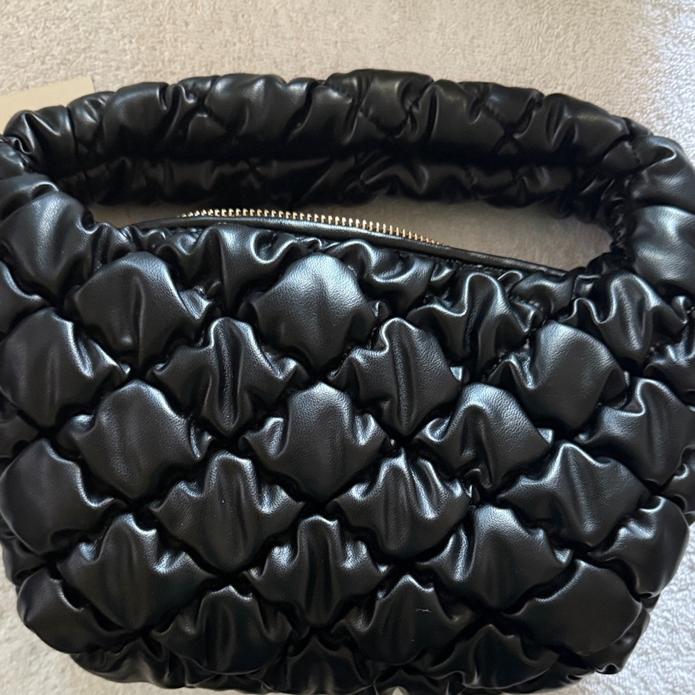 Elegant Black Quilted Women's‎ Bag